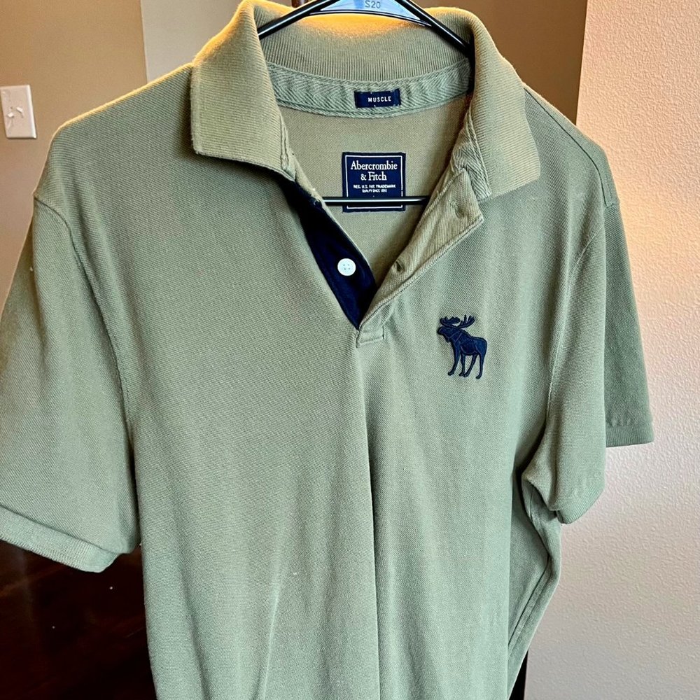 Abercrombie & Fitch Muscle Polo - Large
